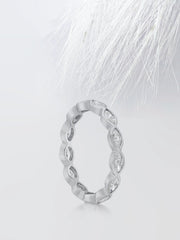 Bezel Set Marquise Cut Moissanite Eternity Diamond Wedding Band Mapple Gems